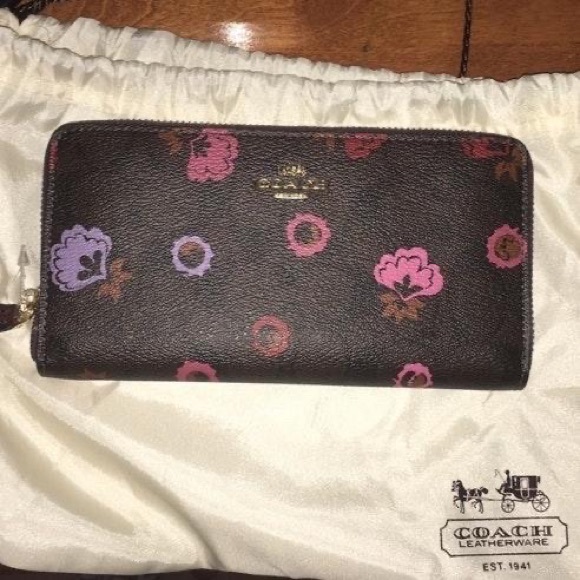 Coach wallet floral print - Picture 2 of 6